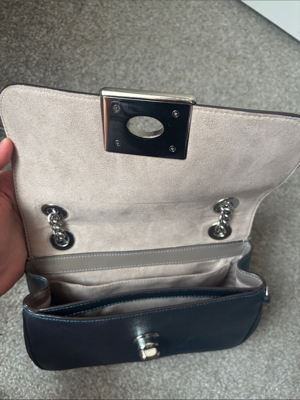 Coach Teal Crossbody - Picture 5 of 10